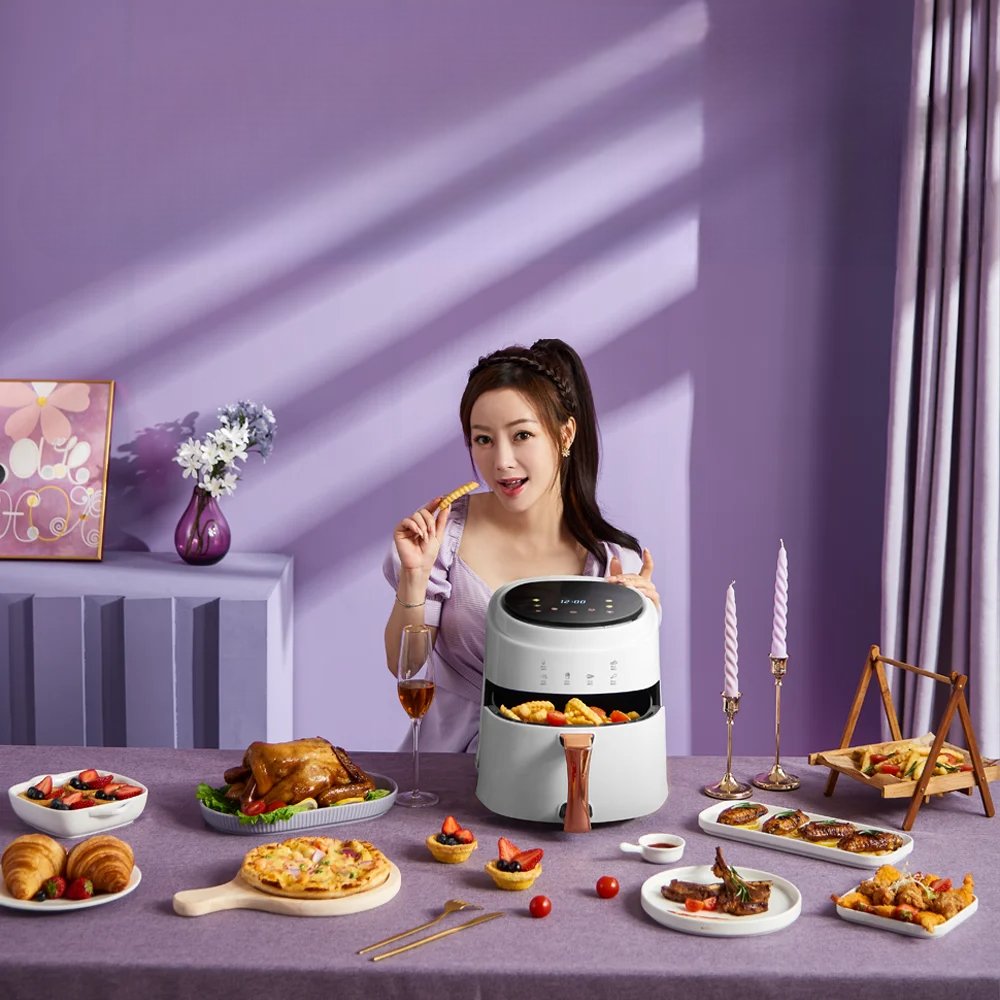 Friteuse à air - AirFryer™ - Blanc - Brillance Decor