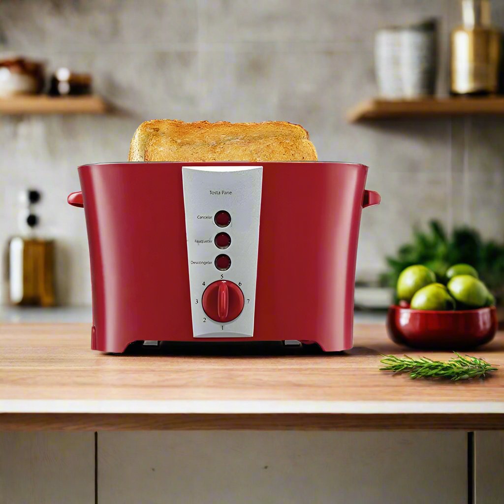Grille pain - ToastMasterPro™ - Red - Brillance Decor