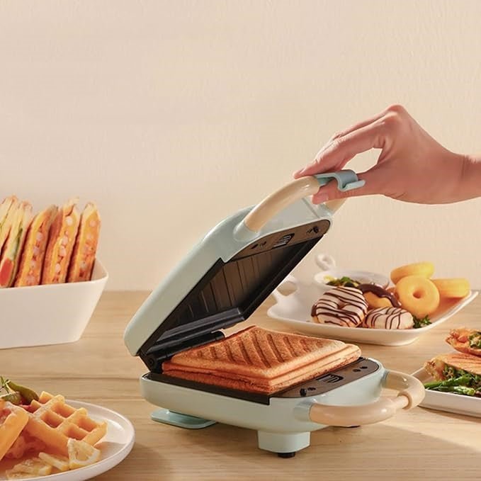 Machine à panini - MiniCuisto™ - Blanc - Brillance maison